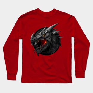 Funny Chinese Dragon Design Long Sleeve T-Shirt